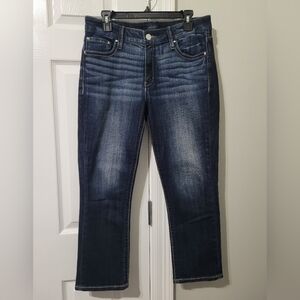 Daytrip Dark Wash Denim Capri